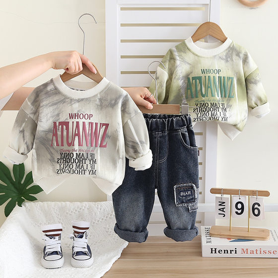 Boys autumn suit 2025 new children's spring and autumn style little boy casual sweatshirt two-piece set trend
Boys autumn suit 2025 new children's spring and autumn style little boy casual sweatshirt two-piece set trend
