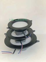 Black led downlight 2 5 inch 5W3 5 inch 7W4 inch 12W black edge white LED downlight opening 78912 cm