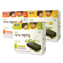 Korean baby seaweed supplement bebecook baby seaweed low salt ready-to-eat seaweed seaweed
