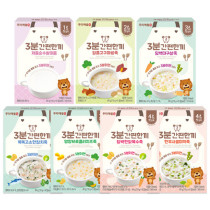 Korean baby dining table instant rice porridge MIZCO 3 points supplementary porridge rice flour rice paste selection flavor
