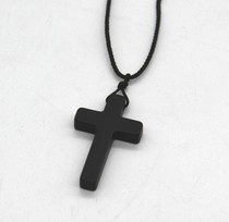 Christian Ornament Necklace Jesus Wood Umu Cross 70051 Men and women Brief Yosemsonian Department of Autumn Winter