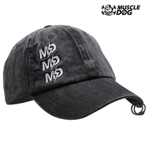 Muscle Dog Brand Customized Iron Ring Personal Sports Fitness Short Eve Duck Tongue Baseball Hat Male Tide
