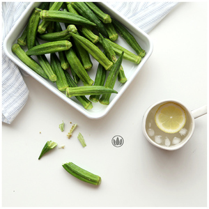 低温油浴黄秋葵干