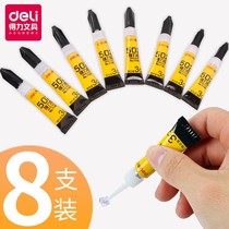 8 Supported 502 Strong Force Glue Water Instant Adhesive Dry Plastic Metal Ceramic Wood Repair Stained Shoes 7146