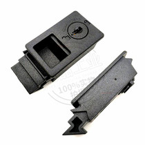 Plastic buckle lock with key pull push door lock electric cabinet distribution cabinet bolt lock embedded handle lock