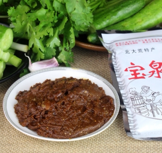 东北特产 宝泉大酱120g 特色大豆酱 蘸酱 拌饭拌面酱 20袋包邮价_不