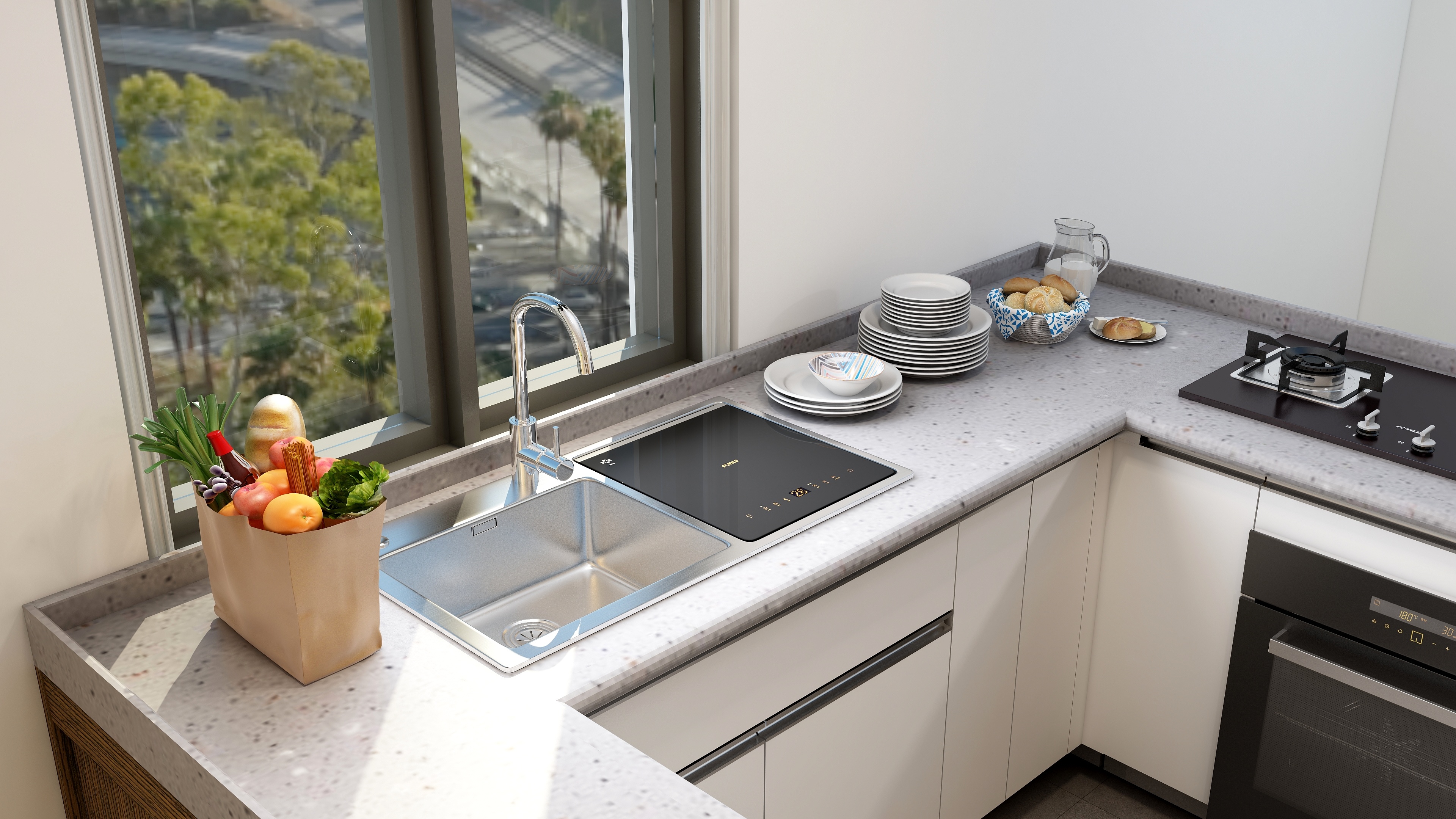 这一段时间来说,我觉得方太x1ts水槽洗碗机还是非常实用的,洗碗,洗菜