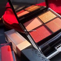 UK suqqu 2019 Christmas limited new eye shadow lip glaze set A128 red light B129 light