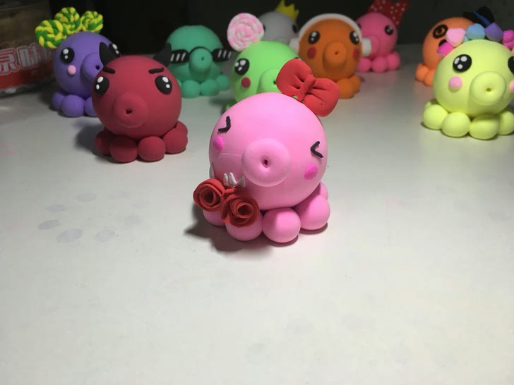 diy手工乌龟教案纯章鱼v手工我是小摆件幼儿园粘土图片