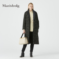 (Anti-Season Ex-gratia) Marvelfiel wool winter with a long fur coat and a womans coat of clothing