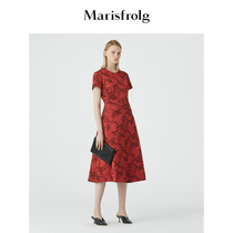 Marisfrolg Marvelfiel winter one-piece dress with a long dress in the evening dress