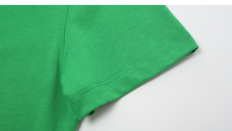 【艺术家联名】玛丝菲尔22夏新款绿色植物花卉画稿印花个性T恤女