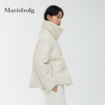 (Mall same section) Maise Phil 2021 Spring new white short Thickened Cotton Clothing Jacket Woman