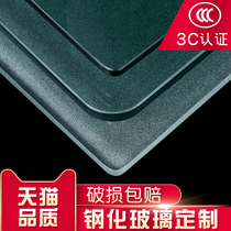 Palm up tempered glass custom dining table Coffee table desk glass desktop cushion countertop round rectangular shaped custom