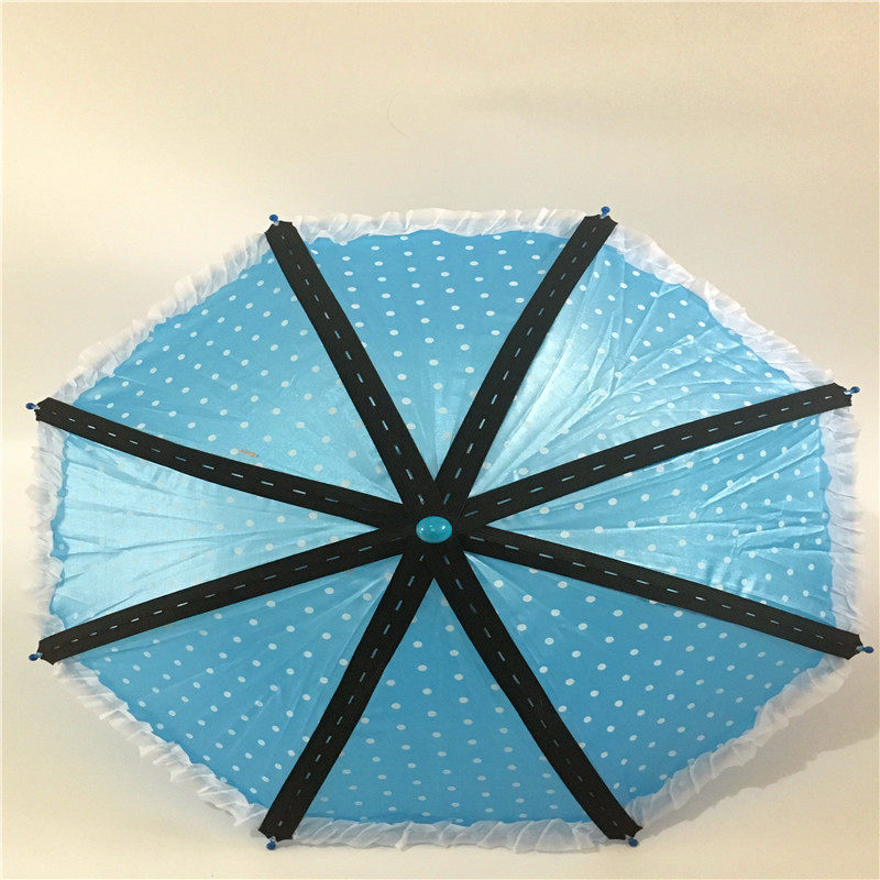 微商地推伞卖萌神器地推扫码8骨伞发夹雨伞摆摊神器