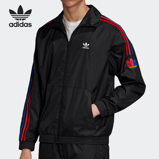 Adidas/Adidas official genuine Clover men's stand-up collar casual sports jacket jacket GE0841
Adidas/Adidas official genuine Clover men's stand-up collar casual sports jacket jacket GE0841