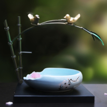 Nongjiale specialty hotel tableware iron arrangement creative theme restaurant hotel artistic conception food tableware