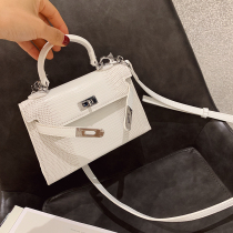 ITSK womens bag 2021 New Tide Joker one-shoulder slant-span portable small bag female senior sense Kelly bag mini