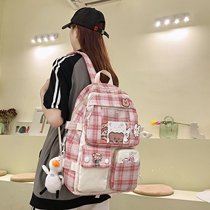 School Bag Girl Han Edition Original Juku Ulzzang High School Students Junior High School Students University Ins Wind Double Shoulder Bag Backpack