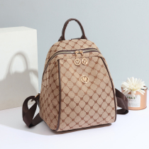 Oxford Cloth Double Shoulder Bag Woman 2022 New Fashion Han Edition Tide Lady Backpack Casual 100 Hitch Travel Bag 2021