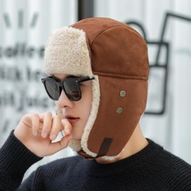 Lei Feng hat men and women winter cycling warm windproof hat Korean version of Joker thick cotton protection ear hat tide tide