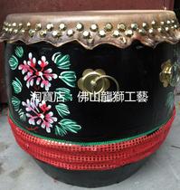 Foshan Dragon and Lion drum) Black bottom writing flower lion drum) Dragon boat drum) Performance drum) Unicorn drum)Wake lion South Lion) Dragon and lion drum