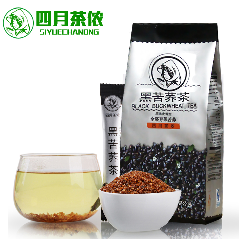 【拍下9.9元】四月茶侬花草茶 苦荞茶凉山黑苦荞茶 荞麦茶300g产品展示图4