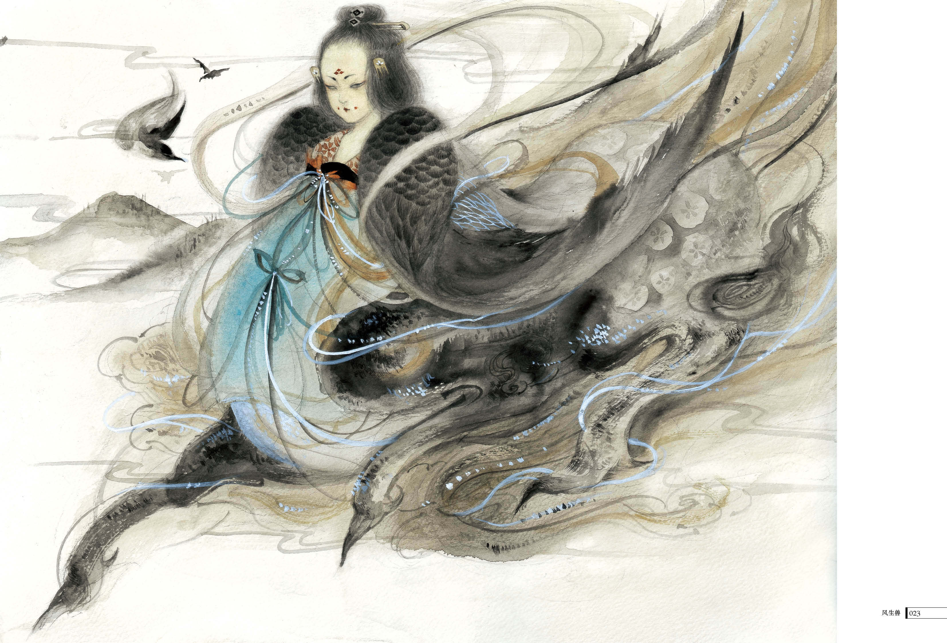 【赠海报】正版 妖绘卷 sheep画集 精装版 中国古风画集日本古代东方