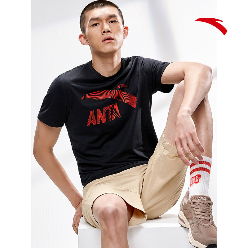 折222网 文体 运动服/休闲服装 > 安踏官网短袖t恤男2019夏季新款舒适