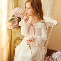 Rosetree Girl Sleeping Dress Spring Autumn Princess Thin cute baby palace girl Long sleeves Child sweet pyjamas