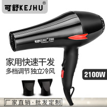 Factory direct sale Keshu hair salon professional high-power hair dryer five-speed hot and cold wind hair dryer household special air duct