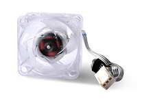 Super-frequency three Crystal F46 North Bridge fan 4cm fan transparent silent North and South Bridge radiator