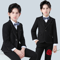 Boy handsome suit children shower shower shower flower child dress suit British boy suit autumn winter