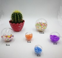 Christmas ball macarons forever flower candy box plastic ball window roof ceiling decoration transparent hollow ball