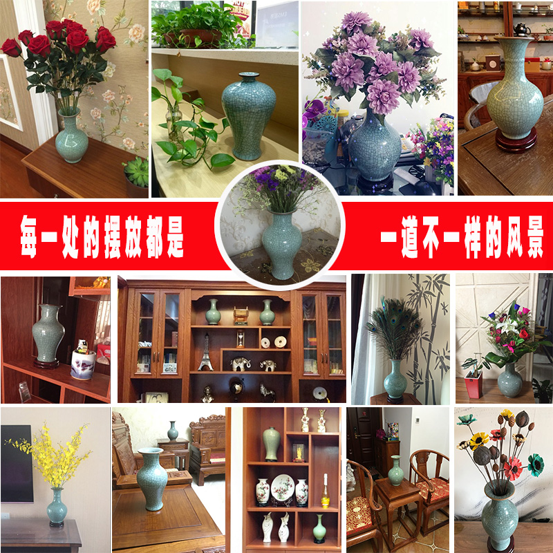 Archaize of jingdezhen ceramics up flower vase classic Chinese style household adornment of the sitting room porch furnishing articles