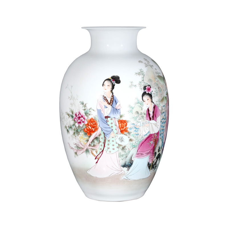 Jingdezhen ceramic furnishing articles dong - Ming li hand - made his home sitting room porch flower arrangement craft your kindness vase