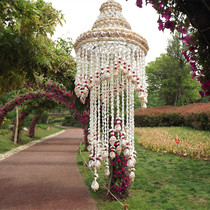 Natural conch shell wind chimes Japanese wind chimes home hanging wall decoration living room study pendant housewarming birthday gift