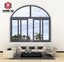 Amazing low price Sanya left and right push-pull aluminum alloy tempered glass windows custom-made city sellers to install