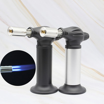 Classic metal oversized cylindrical double straight punch can be inverted welding gun lighter cooking inflatable lighter hardware tools