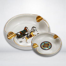 LUBINSKI LUBINSKI accessories customized creative ceramic painted European home desktop cigar ashtray gift