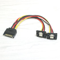SATA one point two elbow power cord 15pin one drag two 1 point 2 serial solid state drive SSD power supply line shrapnel