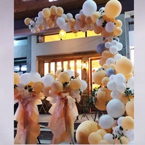 Opening balloon flower basket decoration new shop mall beauty salon anniversary National Day Mid-Autumn Festival entrance atmosphere layout