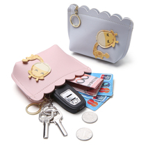 Girl heart ins wallet coin bag mini pocket simple retro cute small bag Japanese Korean version