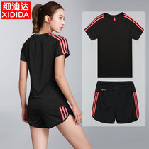 Summer new sports suit Yoga clothing quick dry gym running professional morning running shorts sports clothes