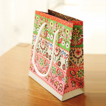 zakka printed simple shop shopping bag exquisite packaging hand paper bag gift bag exquisite gift bag