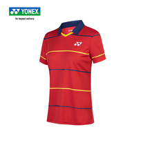 YONEX badminton suit womens short-sleeved T-shirt 1001 quick-drying jersey Tennis yy sports running suit
