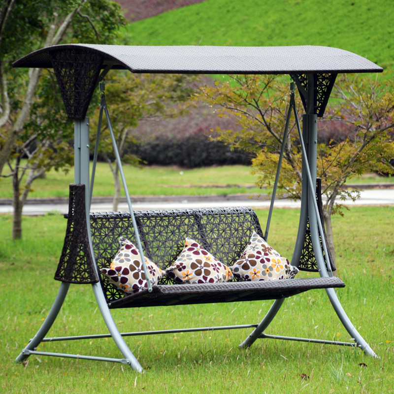 户外秋千吊椅庭园花园摇椅别墅阳台藤椅成人休闲吊篮吊床室外包邮