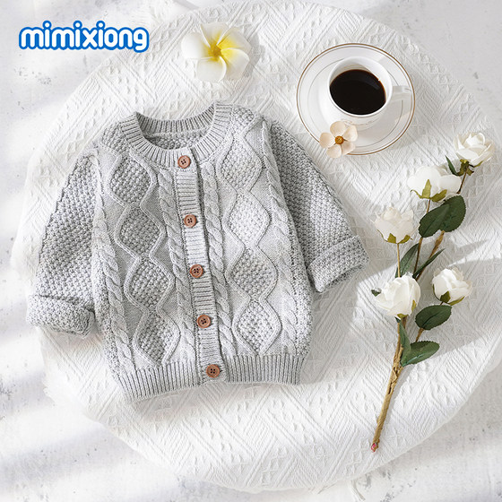 Baby sweater pure cotton newborn cardigan baby girl children's sweater baby boy thick warm sweater jacket
Baby sweater pure cotton newborn cardigan baby girl children's sweater baby boy thick warm sweater jacket