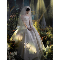 Light Lord's Wedding Dress 2022 New Bride Mori is a super fairy dream