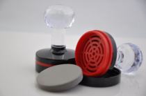 Seal material wholesale HB384042 crystal handle photosensitive seal material with 7mm photosensitive pad wholesale